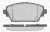 Тормозные колодки дисковые, комплект MAGNETI MARELLI 363916060566 (фото 1)