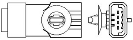 Датчик кислородный / Лямбда-зонд MAGNETI MARELLI 466016355006