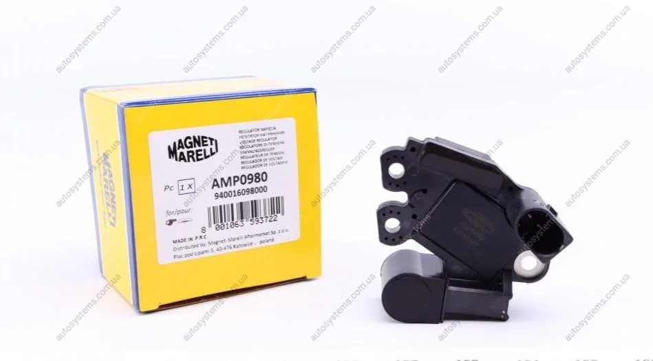 Реле-регулятор напруги MAGNETI MARELLI 940016098000 (фото 1)