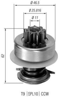 Бендикс стартера MAGNETI MARELLI 940113020013