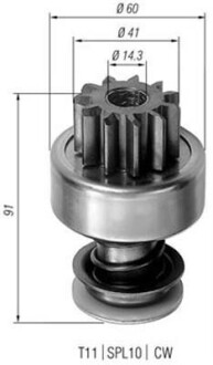 Бендикс стартера MAGNETI MARELLI 940113020104