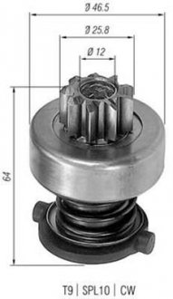 Бендикс стартера MAGNETI MARELLI 940113020122