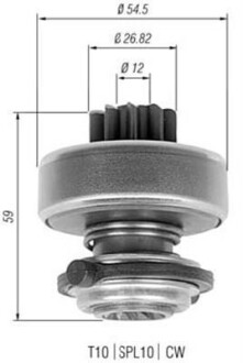 Бендикс стартера MAGNETI MARELLI 940113020323