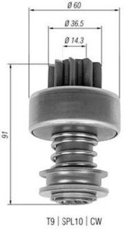 Бендикс стартера MAGNETI MARELLI 940113020326