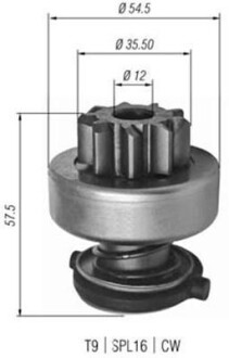 Бендикс стартера MAGNETI MARELLI 940113020346