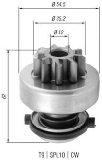 Бендикс стартера MAGNETI MARELLI 940113020375