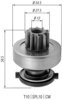 Бендикс стартера MAGNETI MARELLI 940113020376