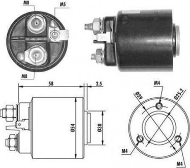 Соленоид стартера MAGNETI MARELLI 940113050061