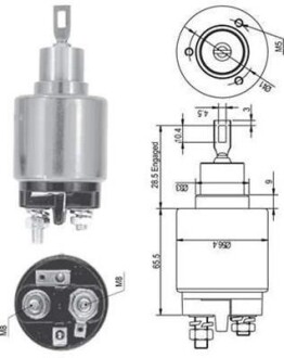 Реле стартера втягивающее MAGNETI MARELLI 940113050127