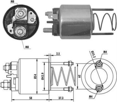 Реле стартера втягивающее MAGNETI MARELLI 940113050382