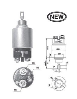 Реле стартера втягивающее MAGNETI MARELLI 940113050543