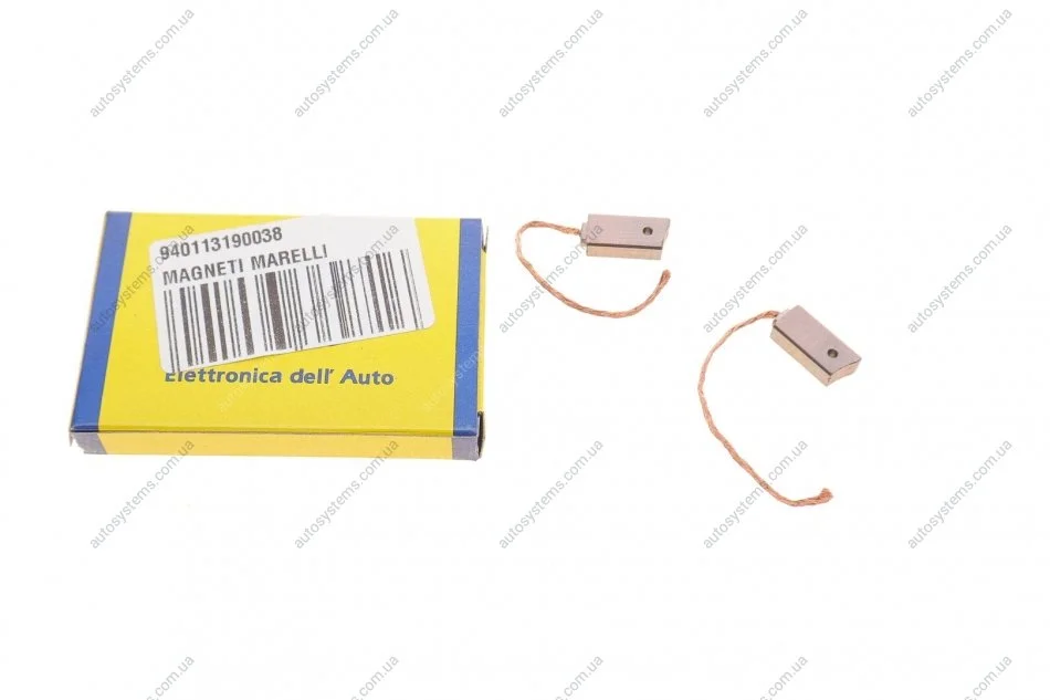 Щітки генератора Mitsubishi MAGNETI MARELLI 940113190038 (фото 1)