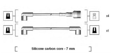 Провода высоковольтные, комплект MAGNETI MARELLI 941044120502