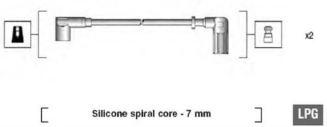 Провода высоковольтные, комплект MAGNETI MARELLI 941095670606