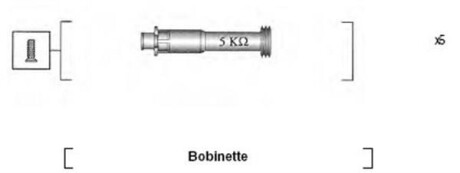 Провода высоковольтные, комплект MAGNETI MARELLI 941095820620