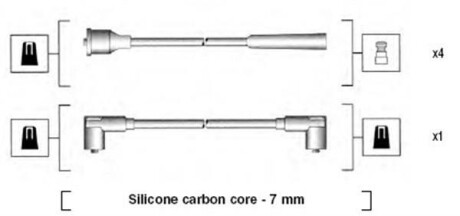 Провода высоковольтные, комплект MAGNETI MARELLI 941155110747