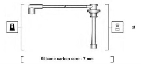 Провода высоковольтные, комплект MAGNETI MARELLI 941285030866