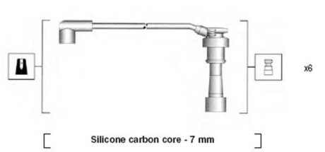 Провода высоковольтные, комплект MAGNETI MARELLI 941285150872