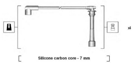 Провода высоковольтные, комплект MAGNETI MARELLI 941295060878