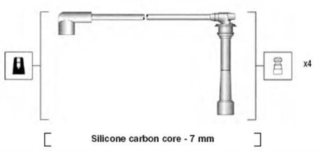 Провода высоковольтные, комплект MAGNETI MARELLI 941295110882