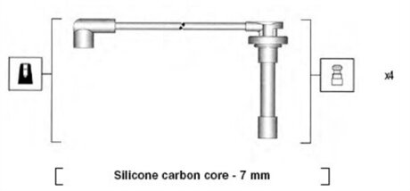 Провода высоковольтные, комплект MAGNETI MARELLI 941315010888