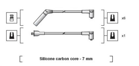 Провода высоковольтные, комплект MAGNETI MARELLI 941318111062