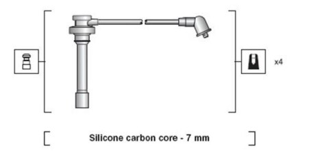 Провода высоковольтные, комплект MAGNETI MARELLI 941318111089