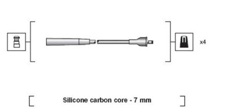Провода высоковольтные, комплект MAGNETI MARELLI 941318111227