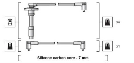 Провода высоковольтные, комплект MAGNETI MARELLI 941318111264