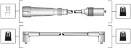 Провода высоковольтные, комплект MAGNETI MARELLI 941318111283