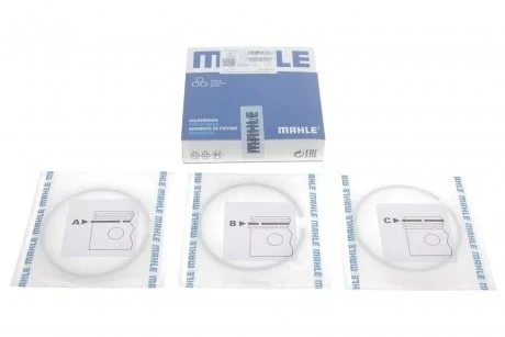 Кольца поршневые, комплект MAHLE / KNECHT 001 36 N0