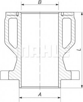 Гільза MAHLE / KNECHT 004WN05