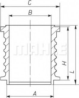 Гільза MAHLE / KNECHT 004WR06