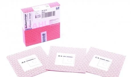 Кільця поршневі Fiat Panda 1.0/1.1i 85-04 (70.00mm/STD) (1.5-1.5-3.0) MAHLE / KNECHT 007 26 N0