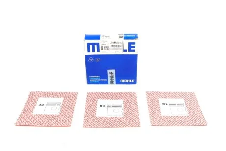 Кільця поршневі Fiat 1.6/1.8/2.0 (84.00mm/STD) (1.5-2-3.94) (1шт - 1.5) MAHLE / KNECHT 008 65 N0