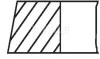 Кільця поршневі Fiat Ducato 2.3JTD 06- (88.00mm/STD) (2.5-2-2.5) MAHLE / KNECHT 009 86 N0 (фото 3)