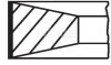 Кільця поршневі Fiat Ducato 2.8HDI (94.40mm/STD) (2.5-2-2.5) MAHLE / KNECHT 009 90 V0 (фото 2)