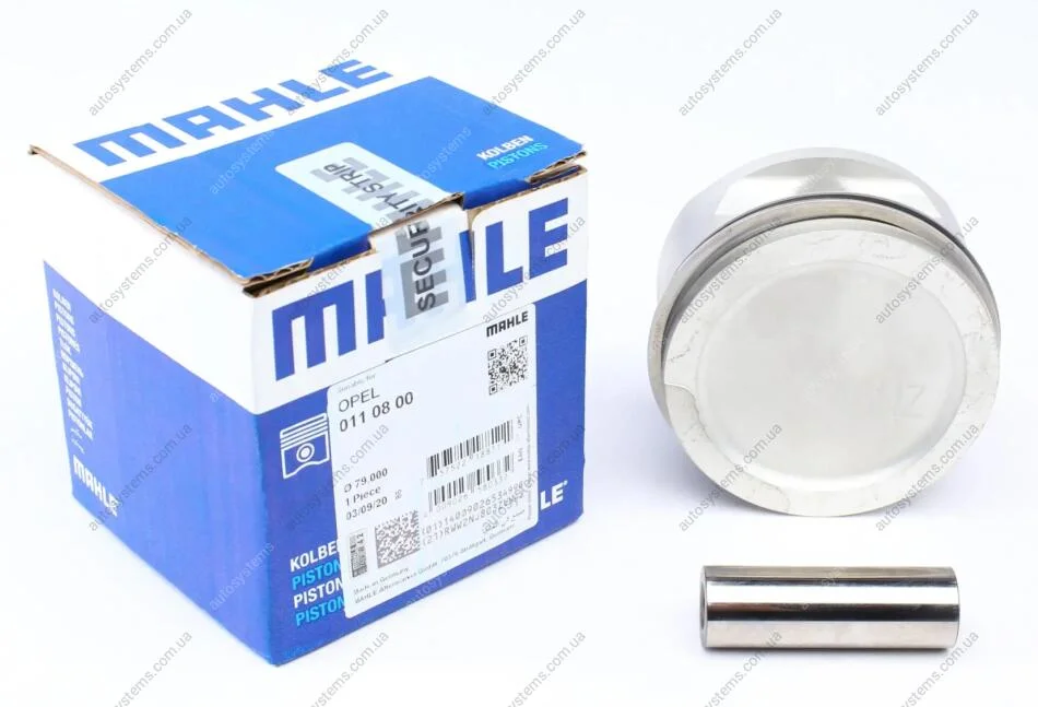 Поршень Opel Astra F 1.6i 98-05/G 1.6i 98-00(79.0mm/STD) MAHLE / KNECHT 011 08 00 (фото 1)