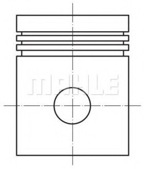 Поршень Opel Astra G/H/Vectra B/C 1.8 16V 95-05 (80.5mm/STD) MAHLE / KNECHT 012 02 00 (фото 1)