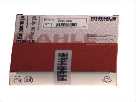 Кольца поршневые, комплект MAHLE / KNECHT 015 01 N0