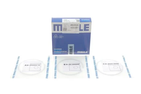 Кільця поршневі Ford Connect 1.8TDCI 02- (82.50mm/STD) (1.75-2-2) MAHLE / KNECHT 016 02 N0