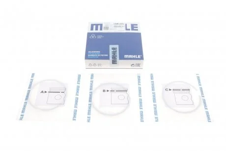 Кольца поршневые, комплект MAHLE / KNECHT 022 01 N0