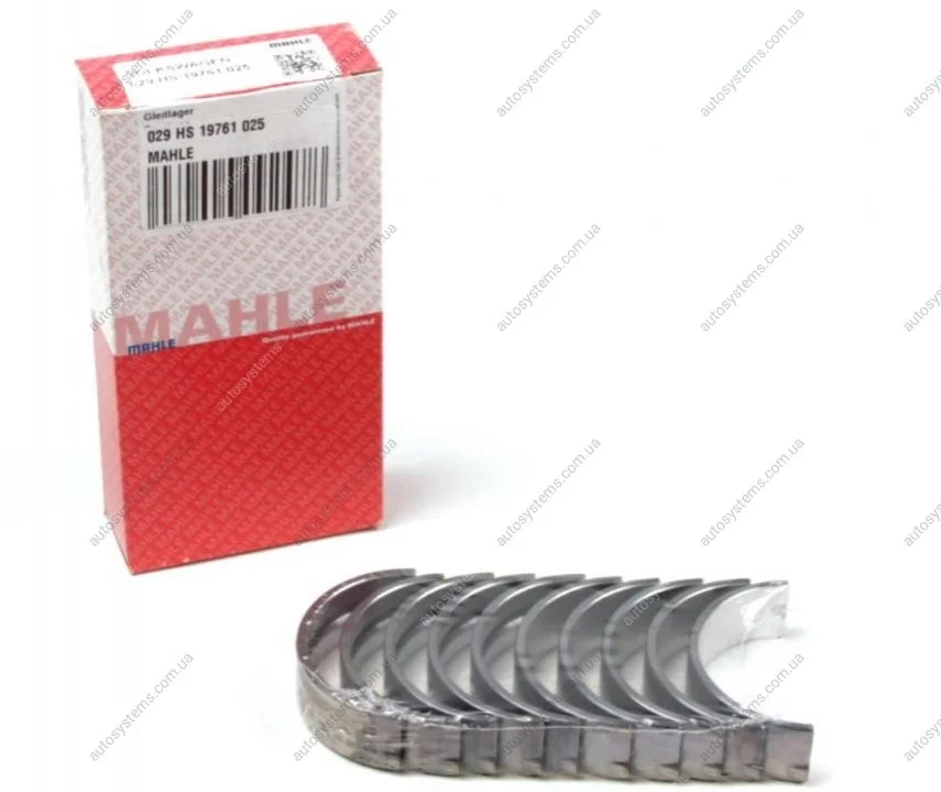 Вкладиші корінні VW Caddy 1.9D/TDI/SDI 95-04/Golf 1.6-2.0i/1.9D/TDI -05 (+0.25) MAHLE / KNECHT 029 HS 19761 025 (фото 1)