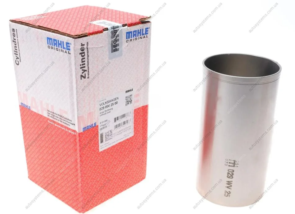 Гільза поршнева VW LT 28-46/T4/T5 (d=81mm) MAHLE / KNECHT 029 WV 25 00 (фото 1)