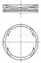 Поршень VW Caddy II 1.4 00-04 (76.51mm/STD) MAHLE / KNECHT 030 89 00 (фото 2)