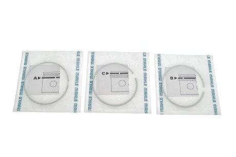 Кільця поршневі VW Passat 1.8 96-05 (81.51mm/+0.5) (1.5-1.75-2) MAHLE / KNECHT 033 16 N2