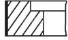 Кільця поршневі Audi 80/100/A6 2.3/2.6i 86-00 (83.01mm/STD) (1.5-1.75-3) MAHLE / KNECHT 034 89 N2 (фото 2)