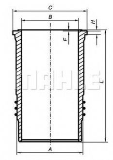 Гильза MAHLE / KNECHT 037WN48