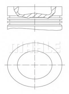 Поршень MAHLE / KNECHT 0385600