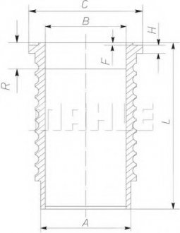 Гильза MAHLE / KNECHT 061WN17